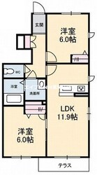 エストテラスの物件間取画像